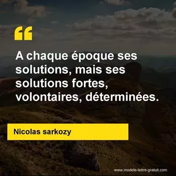 Citation Nicolas sarkozy