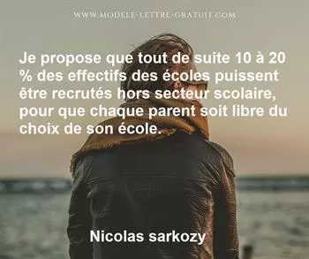 Citation de Nicolas sarkozy