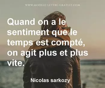 Citation de Nicolas sarkozy