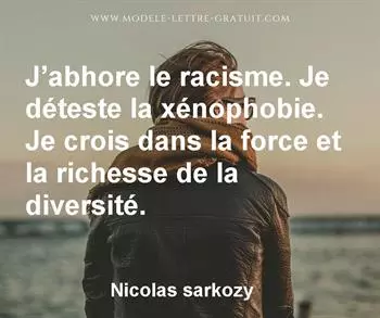 Citation de Nicolas sarkozy