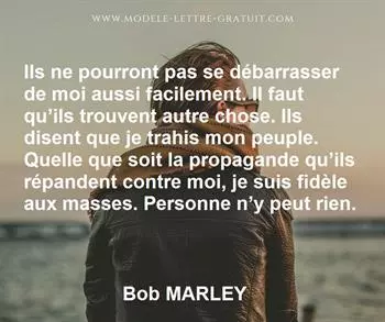 Citation de Bob MARLEY