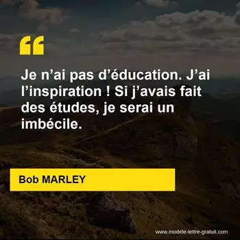 Citation Bob MARLEY