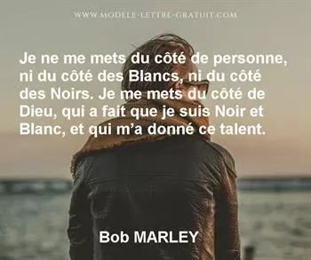 Citation de Bob MARLEY
