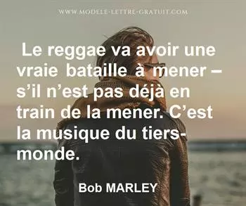 Citation de Bob MARLEY