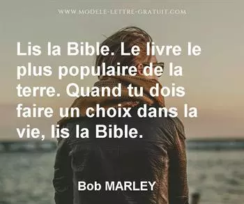 Citation de Bob MARLEY