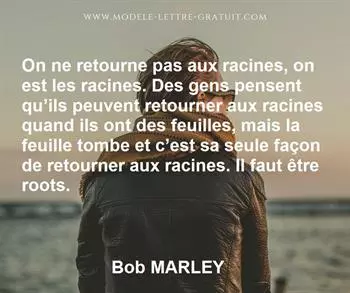 Citation de Bob MARLEY