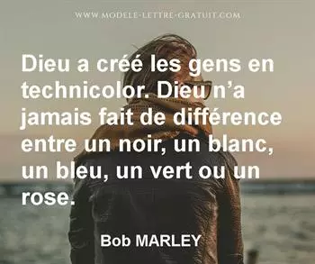 Citation de Bob MARLEY