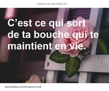 Citations Bob MARLEY