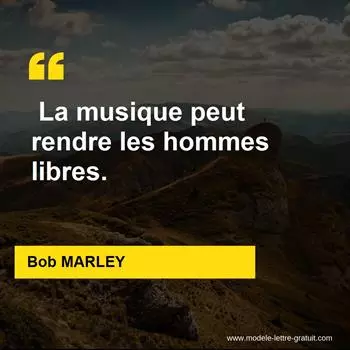 Citation Bob MARLEY