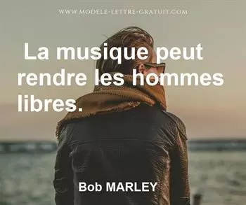 Citation de Bob MARLEY