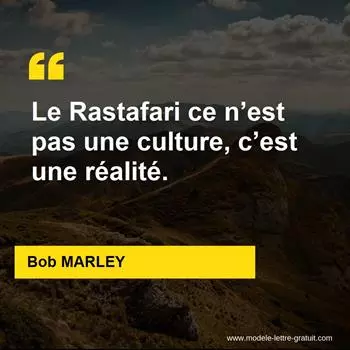 Citation Bob MARLEY