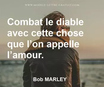 Citation de Bob MARLEY