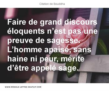 Citations Bouddha