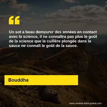 Citation Bouddha