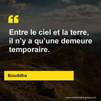 Citation Bouddha