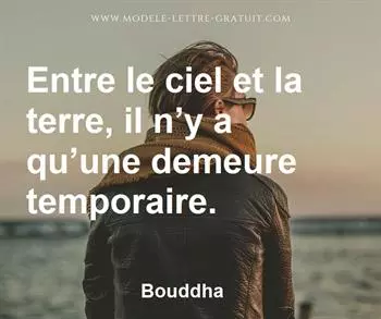 Citation de Bouddha
