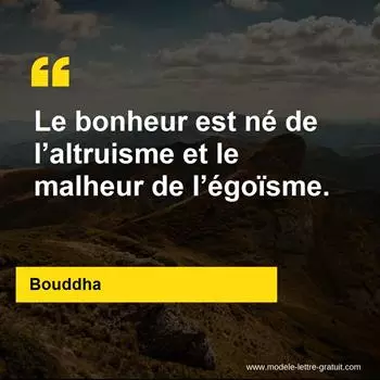 Citation Bouddha