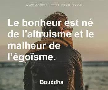 Citation de Bouddha