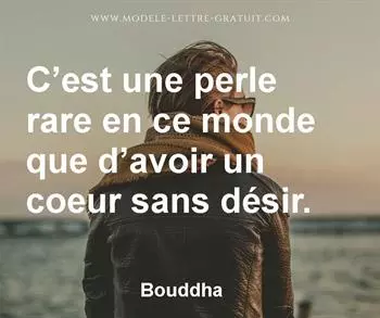 Citation de Bouddha