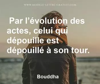 Citation de Bouddha