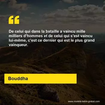 Citation Bouddha