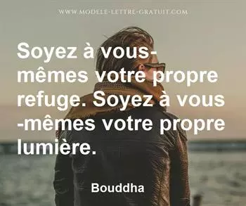 Citation de Bouddha