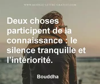 Citation de Bouddha