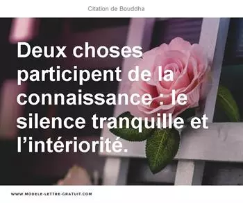 Citations Bouddha