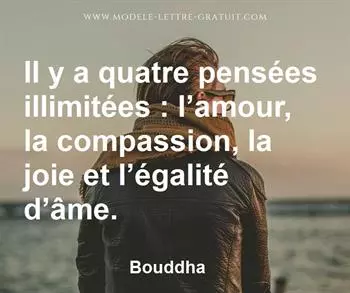 Citation de Bouddha