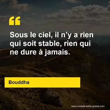 Citation Bouddha
