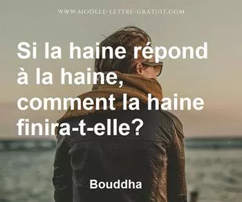 Citation de Bouddha