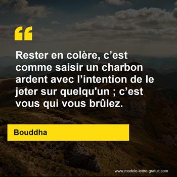 Citation de Bouddha