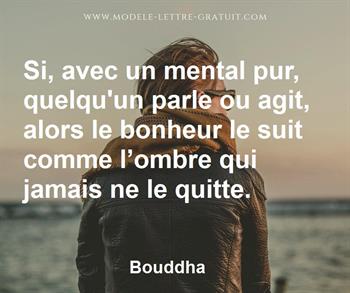 Citation de Bouddha