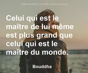 Citation de Bouddha
