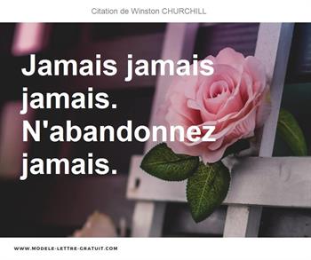Citations Winston CHURCHILL
