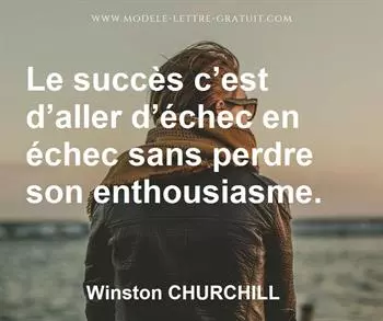 Citation de Winston CHURCHILL