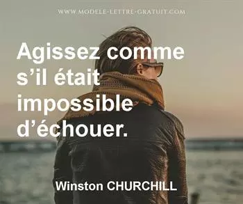 Citation de Winston CHURCHILL