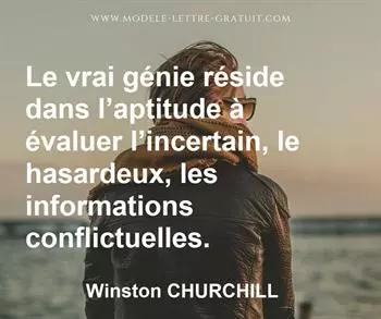 Citation de Winston CHURCHILL