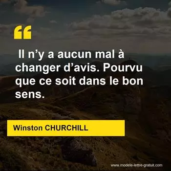 Citation Winston CHURCHILL