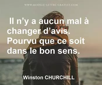 Citation de Winston CHURCHILL