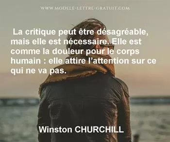 Citation de Winston CHURCHILL