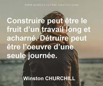 Citation de Winston CHURCHILL