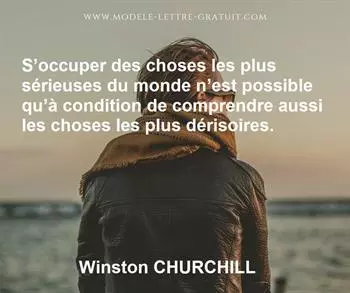 Citation de Winston CHURCHILL