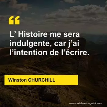 Citation Winston CHURCHILL