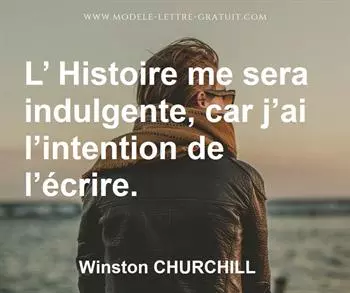 Citation de Winston CHURCHILL