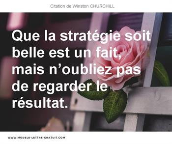 Citations Winston CHURCHILL
