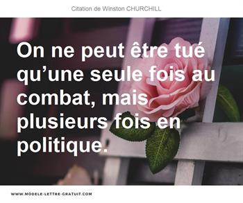 Citations Winston CHURCHILL