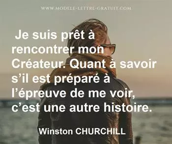 Citation de Winston CHURCHILL