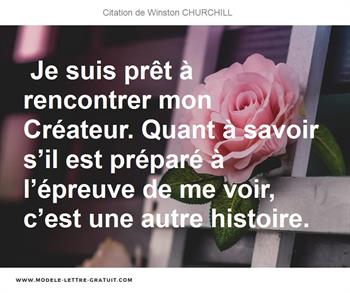 Citations Winston CHURCHILL