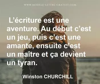 Citation de Winston CHURCHILL